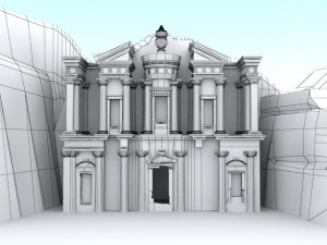 petra el deir 3D-Modell