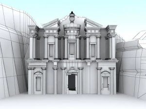 petra el deir 3D Model