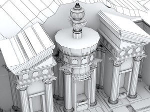 petra el deir 3D-Modell