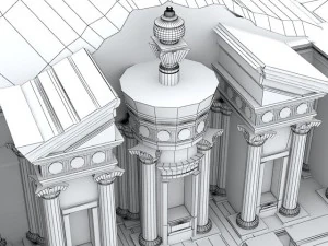 petra el deir 3D Model