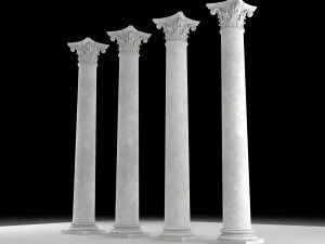 corinthian column 1 3D Model