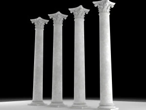 corinthian column 1 3D Model