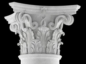 corinthian column 1 3D Model