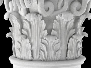 corinthian column 1 3D Model