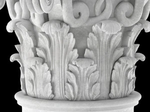 corinthian column 1 3D Model