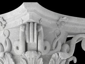 corinthian column 1 3D Model