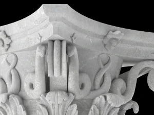 corinthian column 1 3D Model