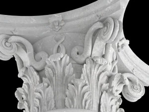 corinthian column 1 3D Model