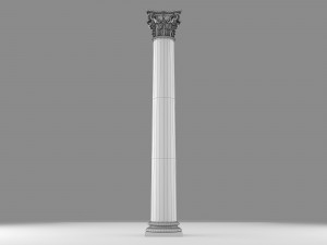 corinthian column 1 3D Model