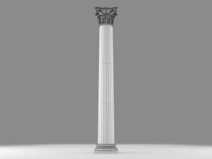 corinthian column 1 3D Model