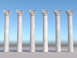 corinthian column 2 3D Model