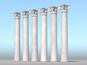 corinthian column 2 3D Model