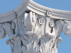corinthian column 2 3D Model