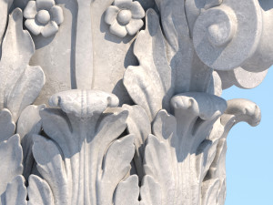 corinthian column 2 3D Model