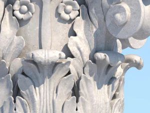 corinthian column 2 3D Model