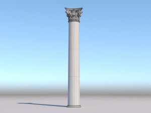 corinthian column 2 3D Model
