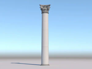 corinthian column 2 3D Model