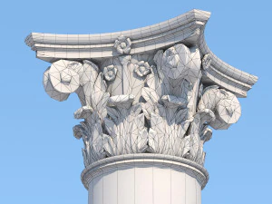 corinthian column 2 3D Model