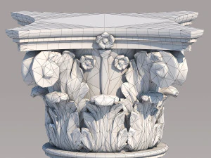 corinthian column 2 3D Model