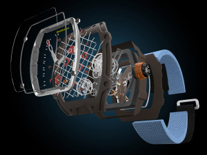 richard mille nadal rm 27-04 3D Модель
