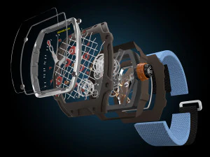 richard mille nadal rm 27-04 3D Model