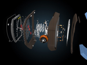 richard mille nadal rm 27-04 3D Модель