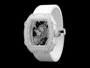 richard mille nadal rm 27-04 3D Model