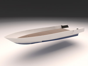 yacht hull clean and ruined 3D Model