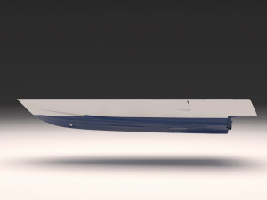 yacht hull clean and ruined 3D Model