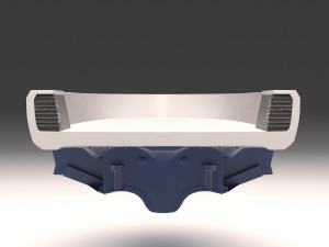yacht hull clean and ruined 3D Model