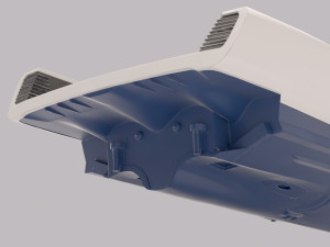 yacht hull clean and ruined 3D Model
