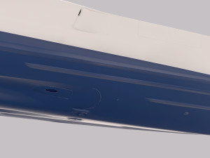 yacht hull clean and ruined 3D Model