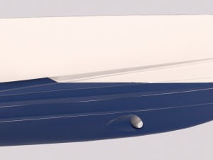 yacht hull clean and ruined 3D Model