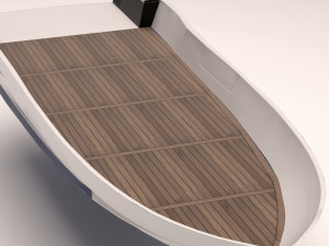 yacht hull clean and ruined 3D Model