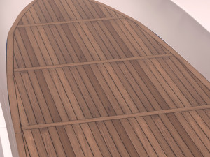 yacht hull clean and ruined 3D Model