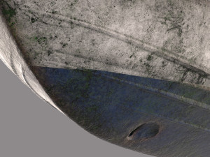 yacht hull clean and ruined 3D Model