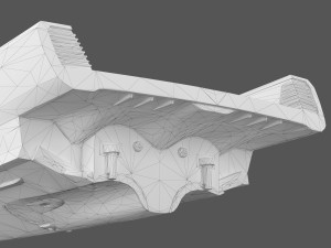 yacht hull clean and ruined 3D Model