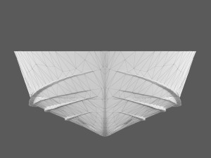 yacht hull clean and ruined 3D Model
