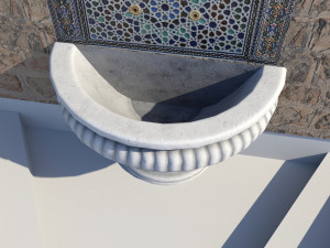 fountain 5 game-ready 3D Model