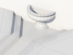 fountain 5 game-ready 3D Model