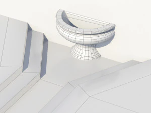fountain 5 game-ready 3D Model