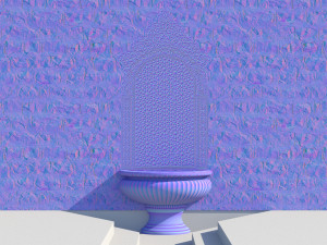 fountain 5 game-ready 3D Model
