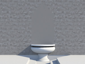 fountain 5 game-ready 3D Model