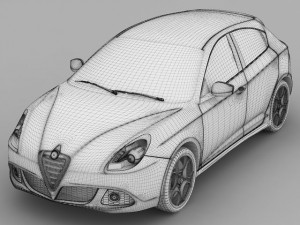 alfa romeo giulietta Modelo 3D