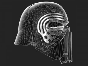 kylo ren mask 3D Model