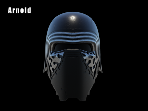 kylo ren mask Modello 3D
