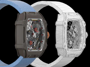 richard mille nadal rm 27-04 lowpoly 3D Model