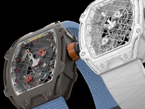 richard mille nadal rm 27-04 lowpoly 3D Model