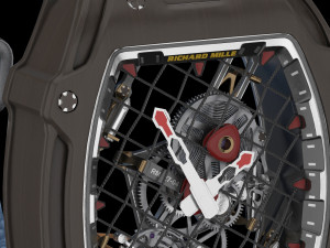 richard mille nadal rm 27-04 lowpoly 3Dモデル