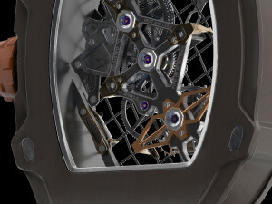 richard mille nadal rm 27-04 lowpoly 3Dモデル